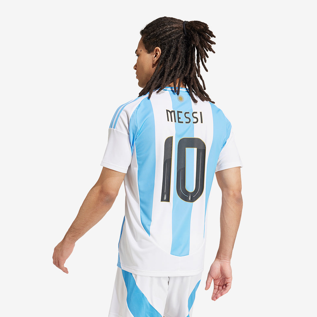 adidas Argentina 2024 Home Shirt with Messi 10