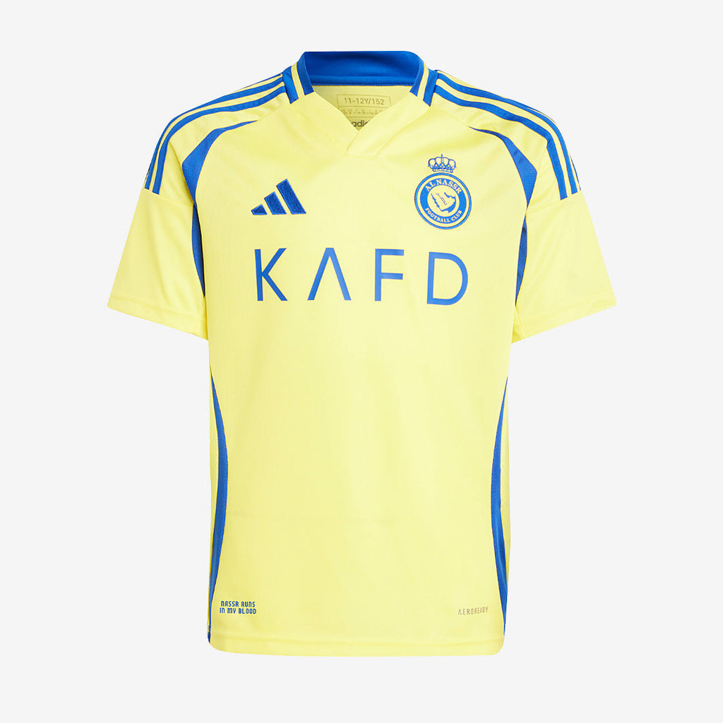 adidas Al Nassr FC 24/25 Kids Home Shirt with Ronaldo 7