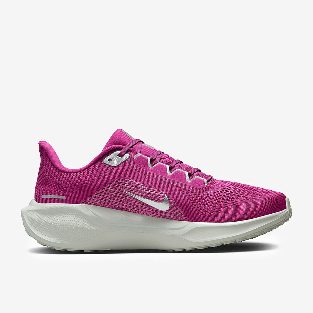 Nike Womens Pegasus 41 Premium - Hot Fuchsia/Metallic Silver