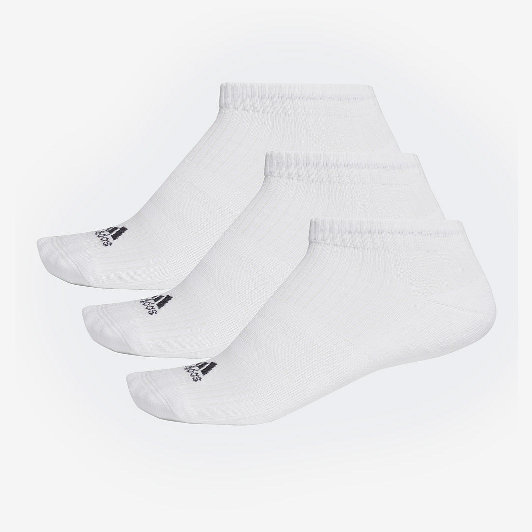 adidas 3 Stripe Performance No Show Socks 3 Pack