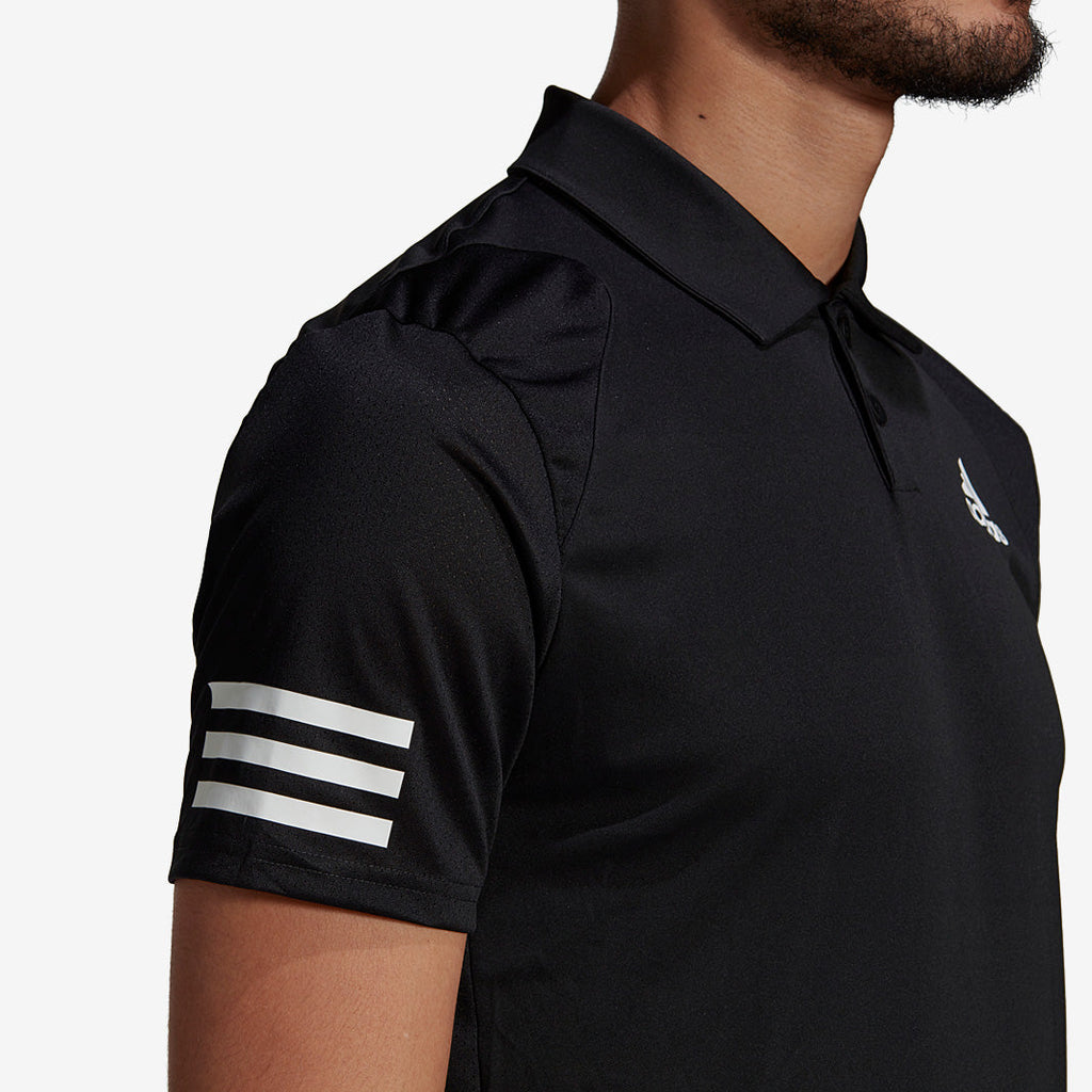 adidas Club 3 Stripe Polo