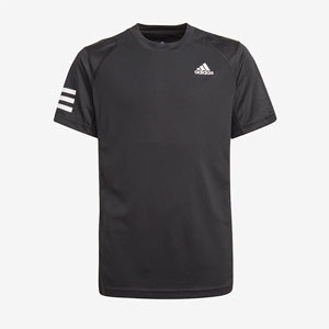 adidas Boys Club 3 Stripe T-Shirt