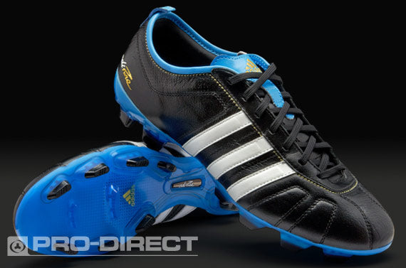 adidas adiPure IV TRX FG Football Boots - Black/Blue - Black