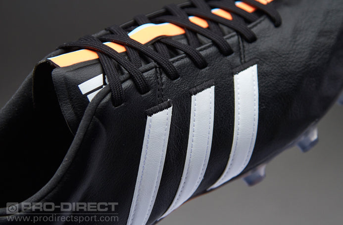 adidas 11Pro FG - Core Black/White/Flash Orange - Core Black-White