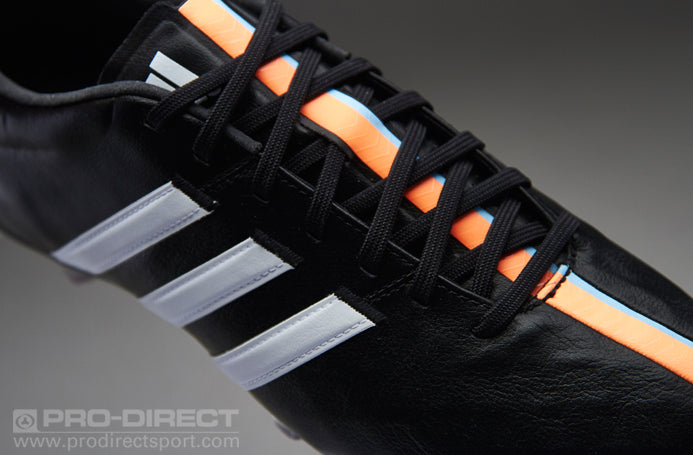 adidas 11Pro FG - Core Black/White/Flash Orange - Core Black-White