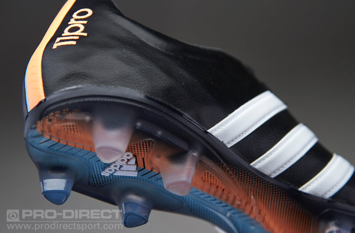 adidas 11Pro FG - Core Black/White/Flash Orange - Core Black-White