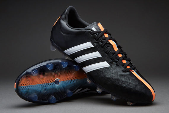 adidas 11Pro FG - Core Black/White/Flash Orange - Core Black-White